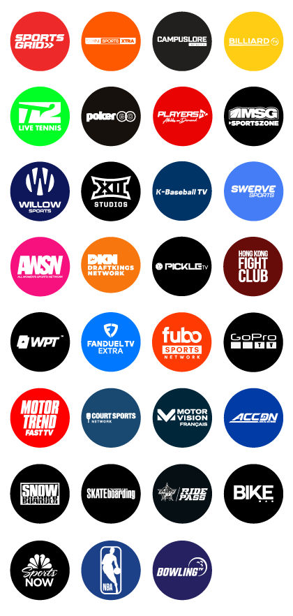 Sling Freestream Sports Channels.