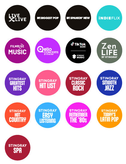 Sling Freestream Music Entertainment Channels