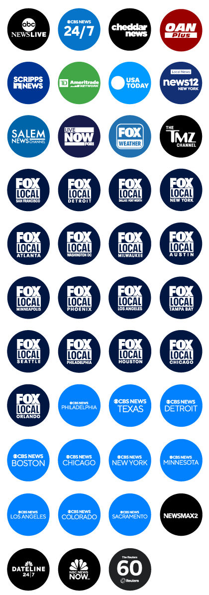 News & Opinion Channel Logos