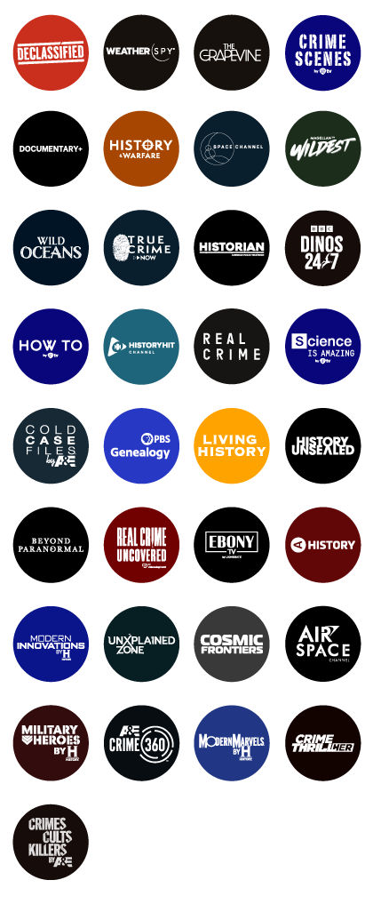 Sling Freestream Documentary Entertainment Channels