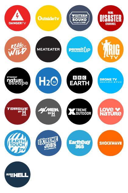 Sling Freestream Outdoor Entertainment Channels.