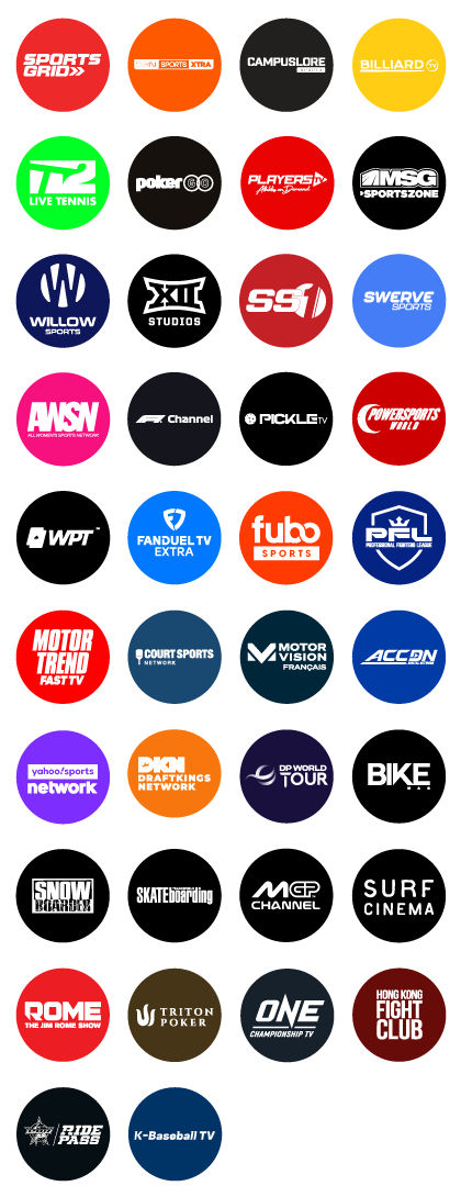 Sling Freestream Sports Channels.