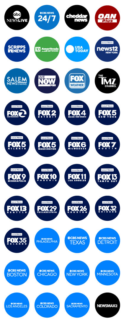 News & Opinion Channel Logos