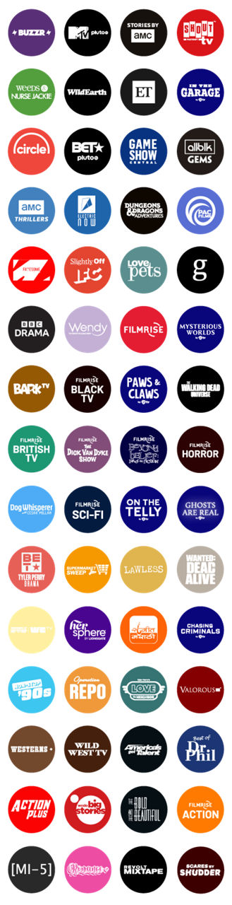 Sling Freestream Entertainment Channels