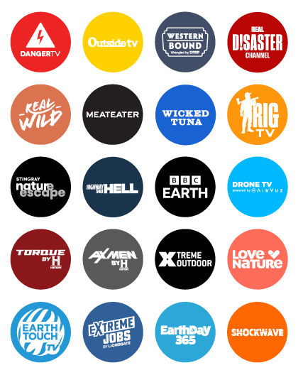 Sling Freestream Outdoor Entertainment Channels.