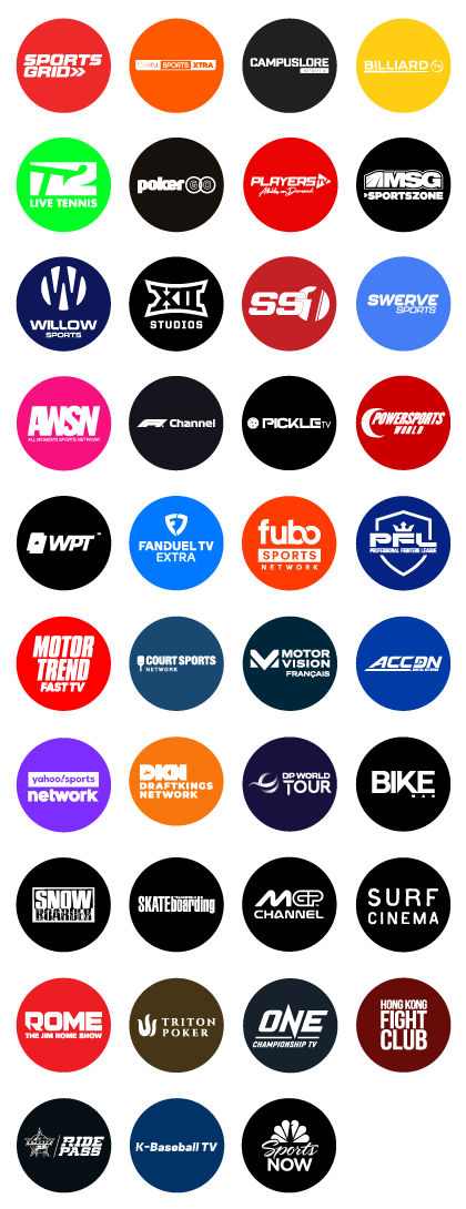 Sling Freestream Sports Channels.