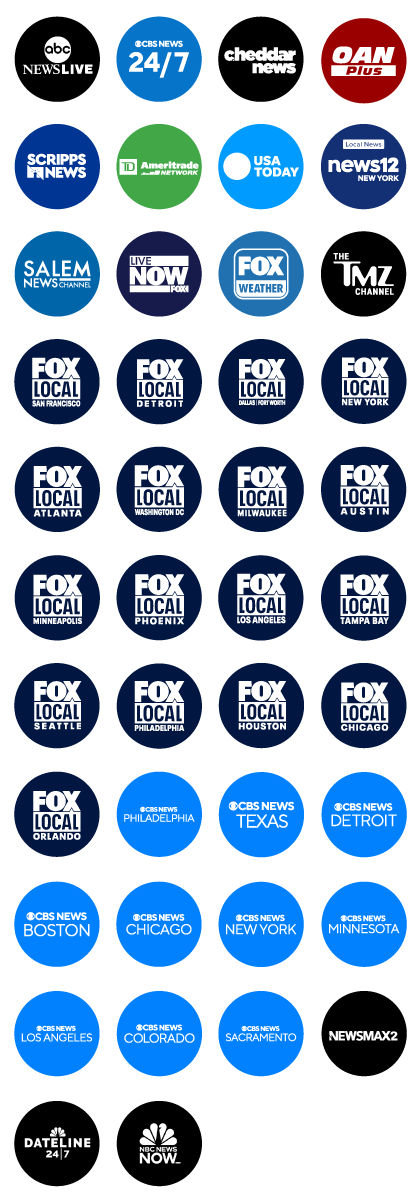News & Opinion Channel Logos