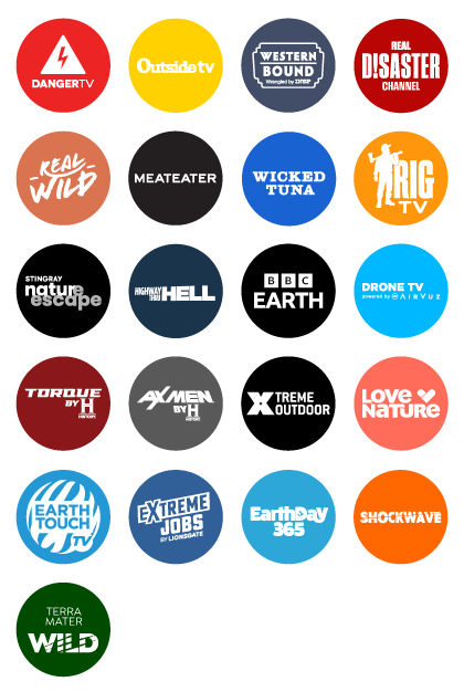 Sling Freestream Outdoor Entertainment Channels.