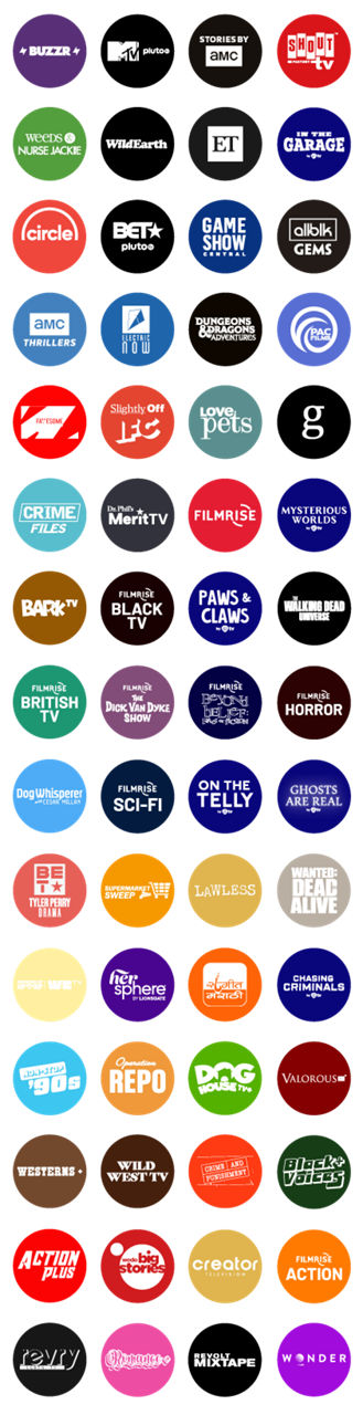 Sling Freestream Entertainment Channels