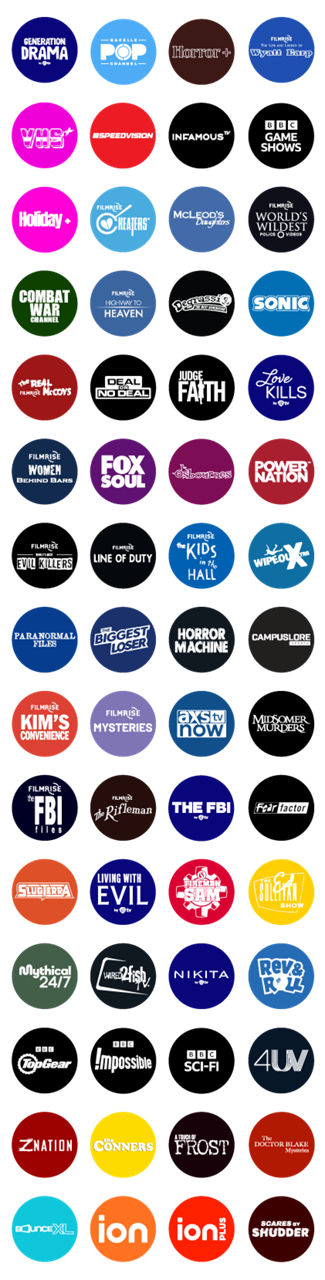 Sling Freestream Entertainment Channels
