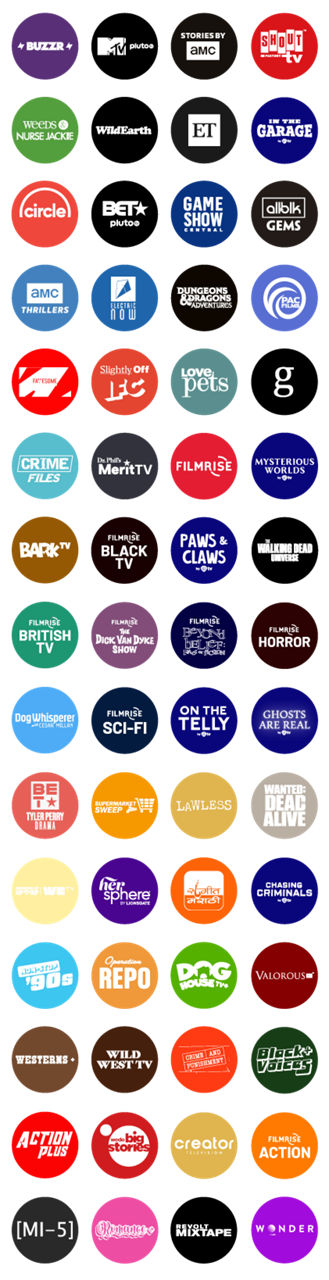 Sling Freestream Entertainment Channels