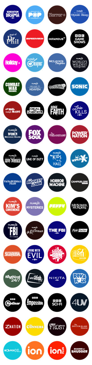 Sling Freestream Entertainment Channels