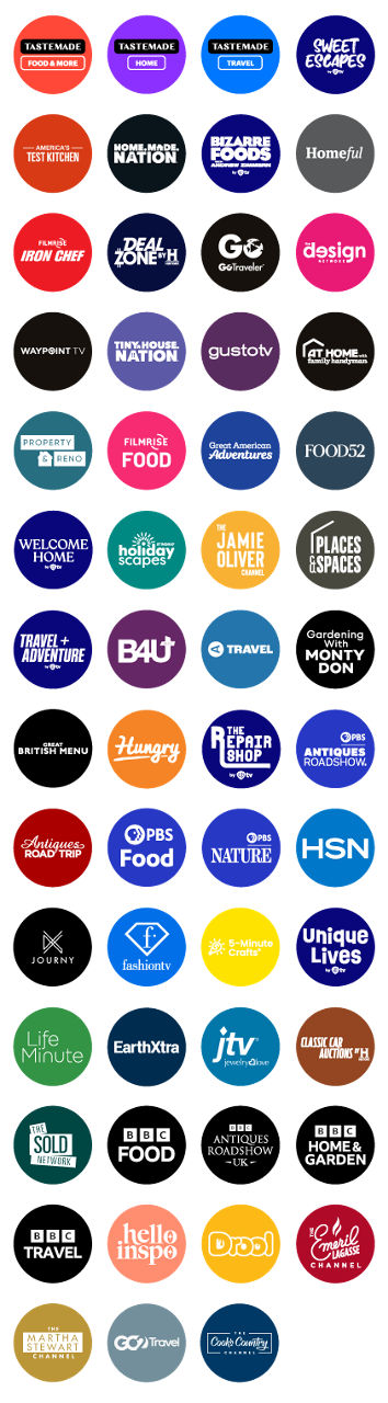 Sling Freestream Food, Home and Travel Channels