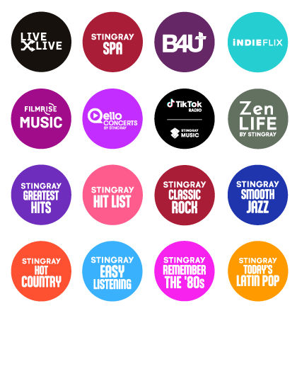 Sling Freestream Music Entertainment Channels
