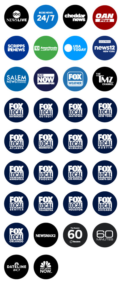 News & Opinion Channel Logos