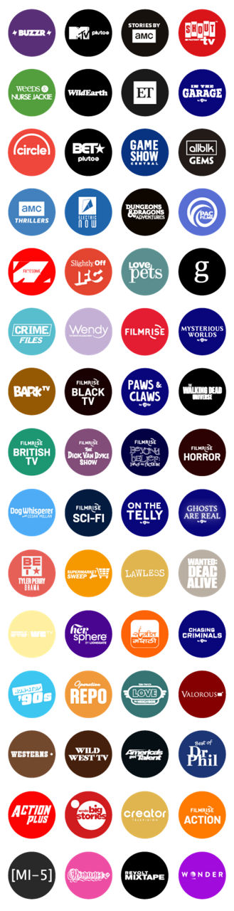 Sling Freestream Entertainment Channels