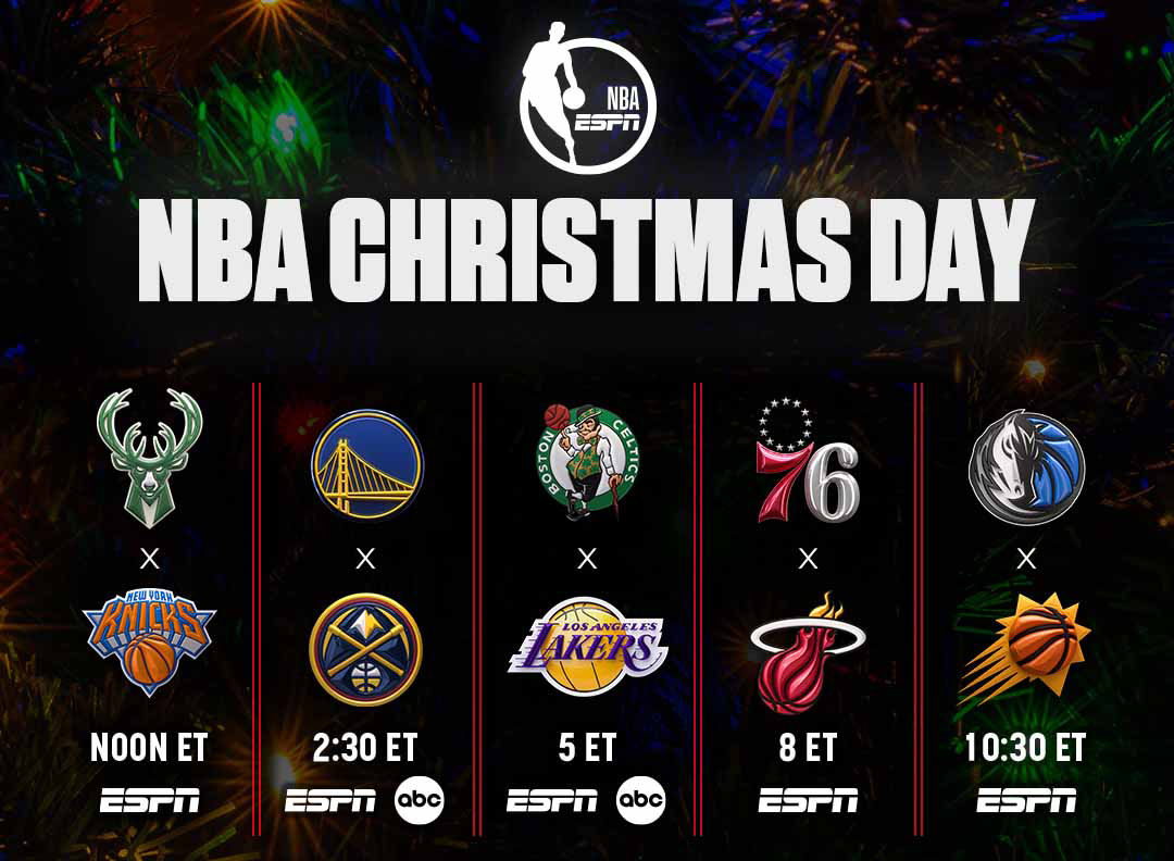 Stream NBA Christmas Games Live with Sling TV