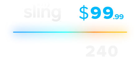 Get Sling $99.99 for 3 months