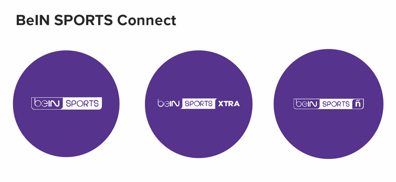 beIN Sports, beIN Sports Xtra, and beIN Sports ñ