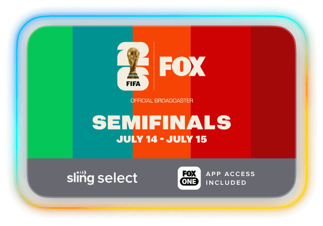 FIFA World Cup Semifinals on FOX, July 14 to July 15,.