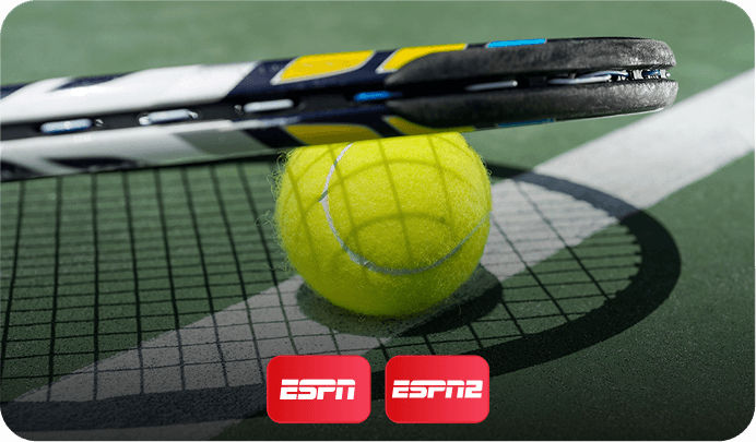 Stream tennis live on Sling