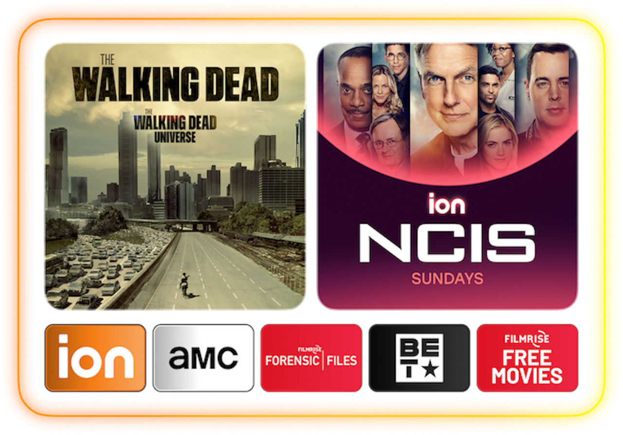 Freestream programming like The Walking Dead, NCIS, and more