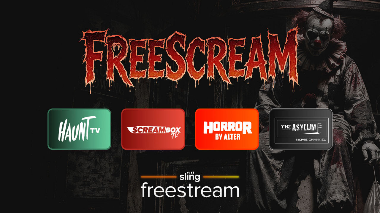 Sling Freestream Freescream horror channel lineup
