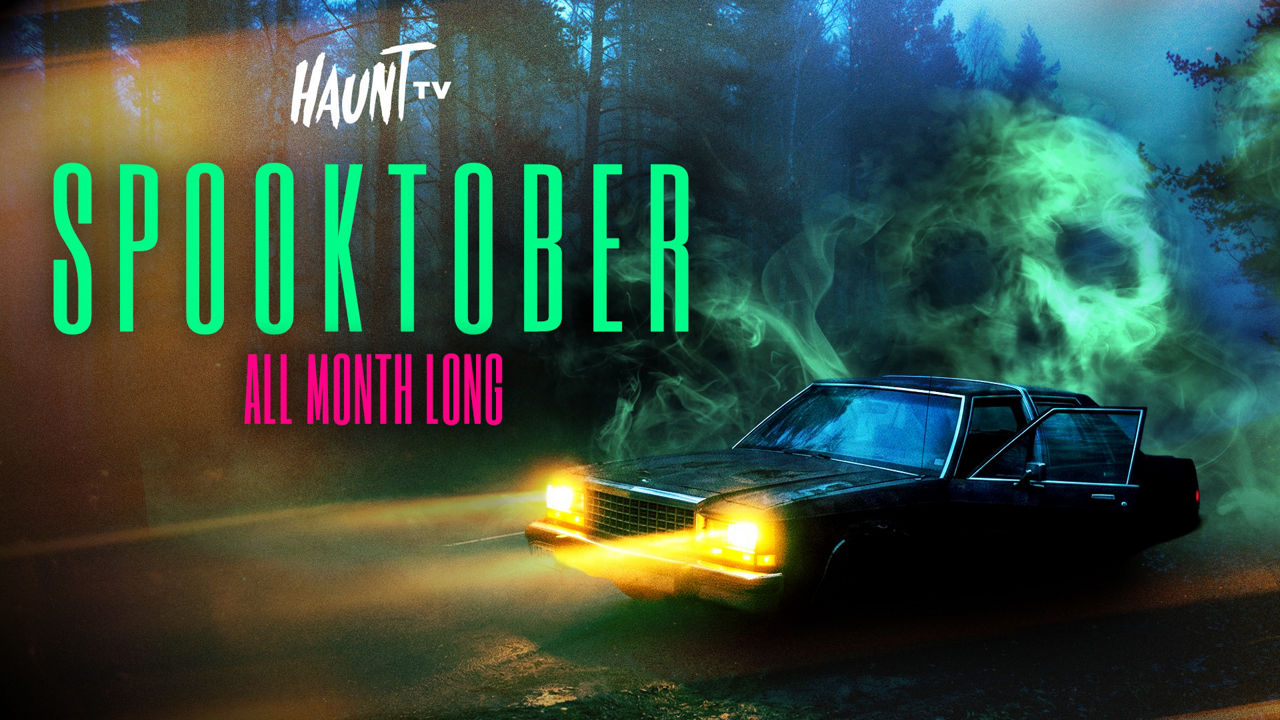 Sling Freestream Spooktober promo for Haunt TV all month long.