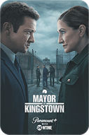 Mayor of Kingstown Paramount+ with Showtime poster, starring Jeremy Renner.
