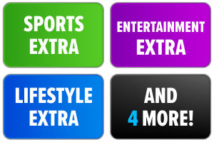 Sports Extra, Entertainment Extra, Lifestyle Extra, and 4 more