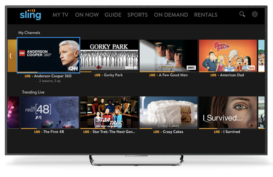 Sling TV on Chromecast