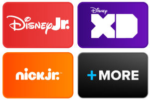 Kids Extra includes Disney Junior, Nick Jr, and more.