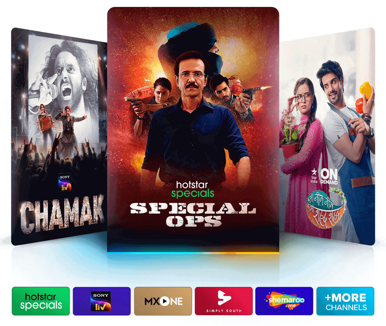 Desi Binge Programming like Chamak, Special Ops, and more.