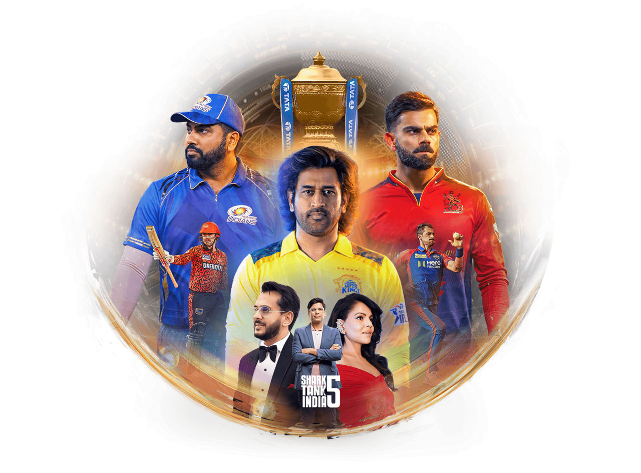 Watch cricket, Shark Tank India 5, and more on Desi Binge Plus.