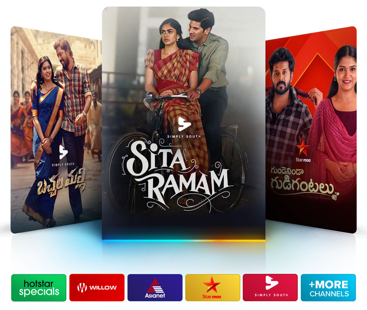 Watch Sita Ramam, and more with Dakshin Flex.