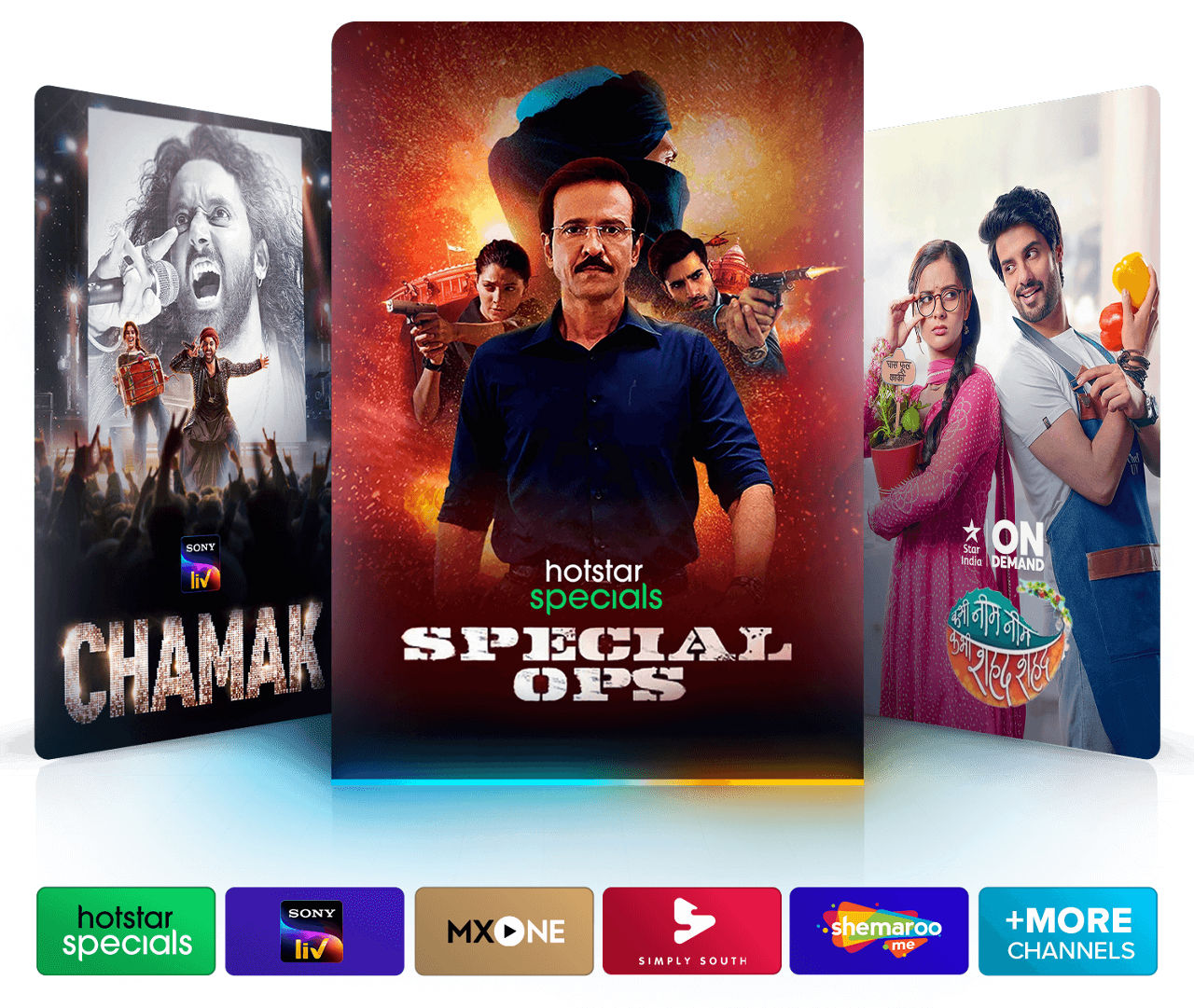 Desi Binge Programming like Chamak, Special Ops, and more.