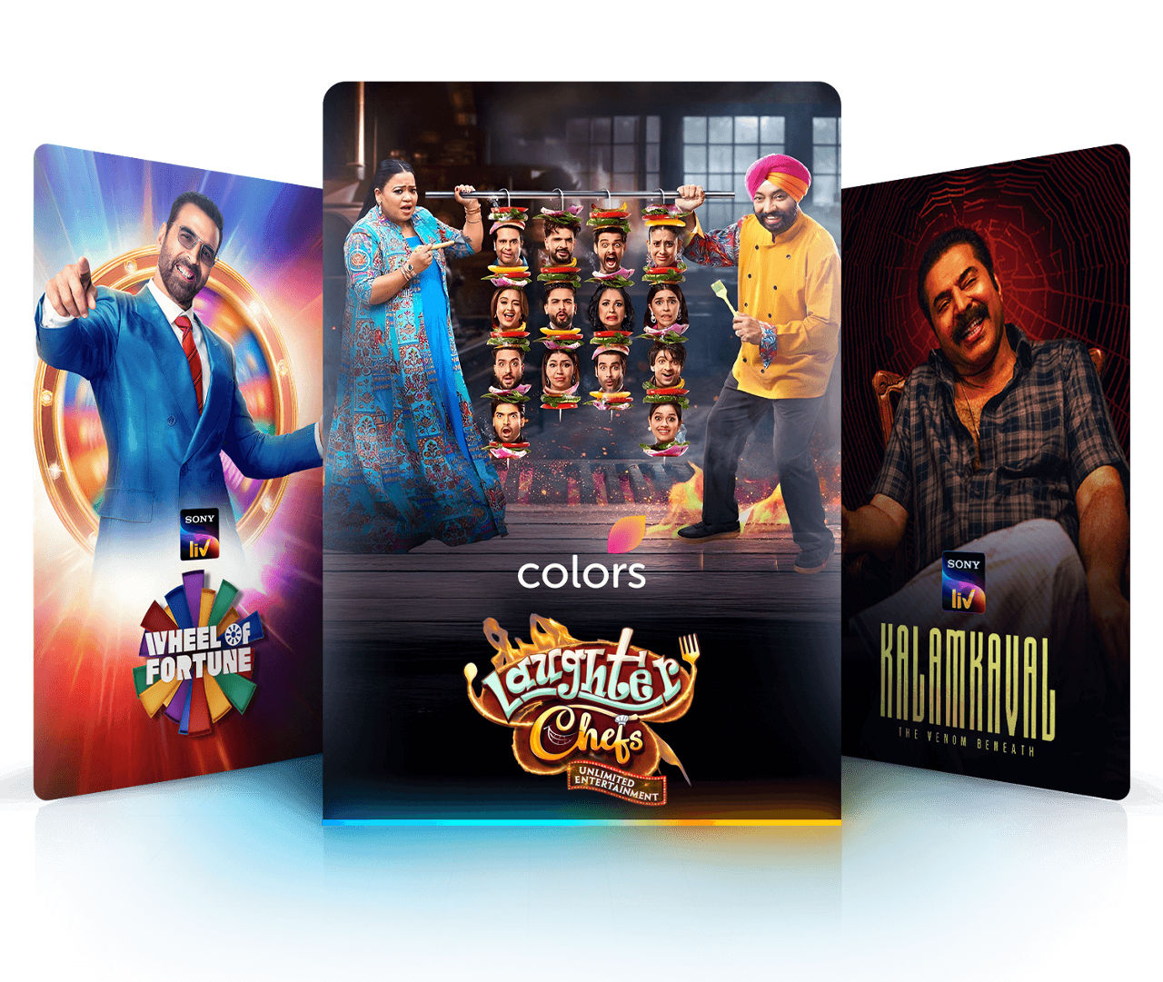 Hindi programming like Wheel of Fortune, Laughter Chefs, Kalamkaval, and more.