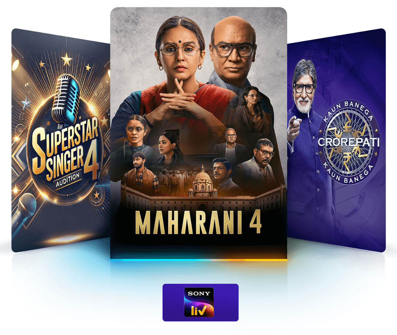 Watch Superstar Singer Audition 4, Maharani 4, and Kaun Banega Crorepati with SonyLIV.