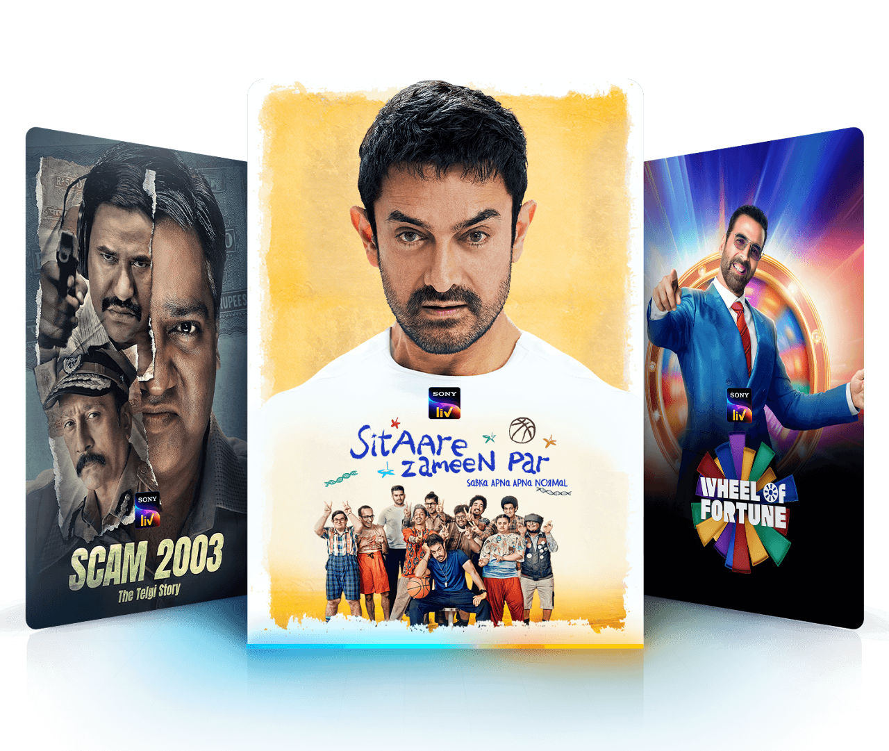 Watch Scam 2003, Sitaare Zameen Par, and Wheel of Fortune with SonyLIV.