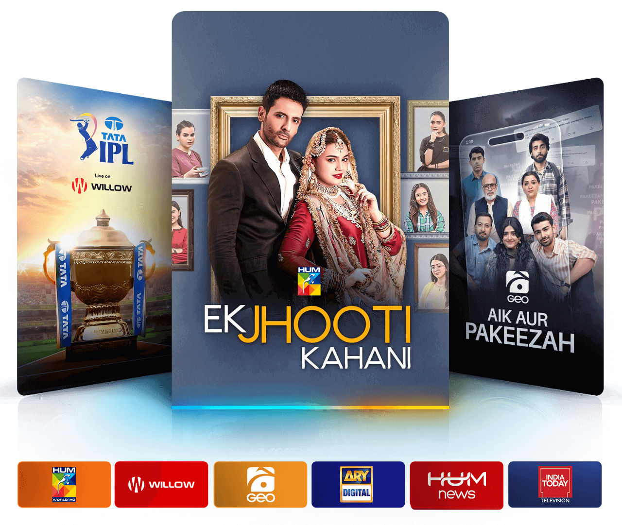 Watch popular Urdu programming like Indian Premier League cricket, Ek Jhooti Kahani, and Aik Aur Pakeezah.