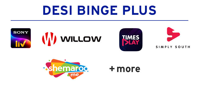 Desi Binge logos