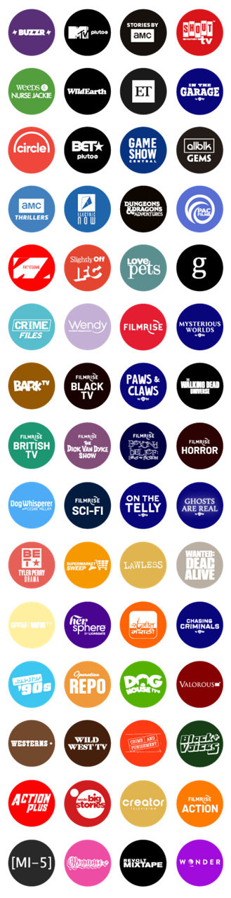 Sling Freestream Entertainment Channels