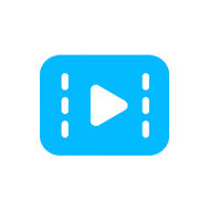 Icon featuring a play button.