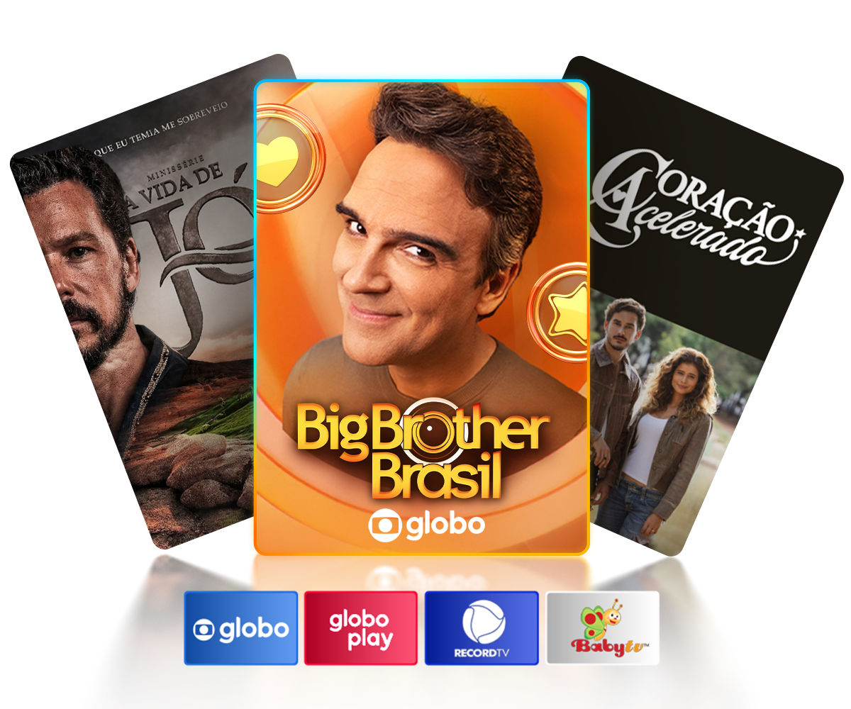 A Vida do Jó, Big Brother Brasil, e Coração Acelerado com Brasil Especial + Globoplay