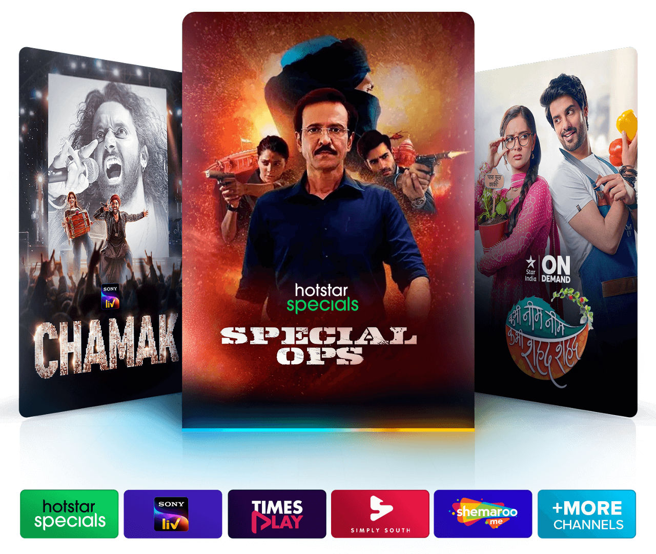Desi Binge programming like Chamak on SonyLIV, Special Ops on Hotstar Specials, and more.