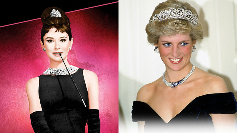 A college of images from 'Breakfast at Tiffany's' and 'Princess Diana: Uncrowned Queen'